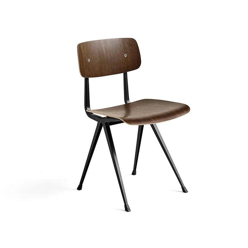 Result Stuhl Smoked oak-schwarzer Stahlgestell by HAY – product photo