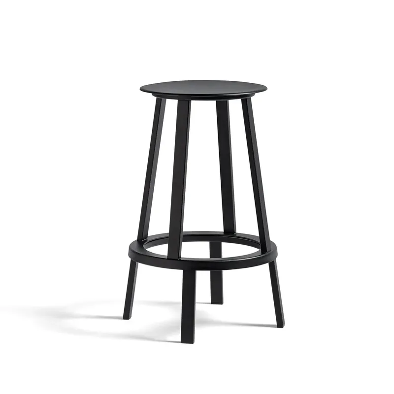 Revolver Barhocker Black, low by HAY – product photo