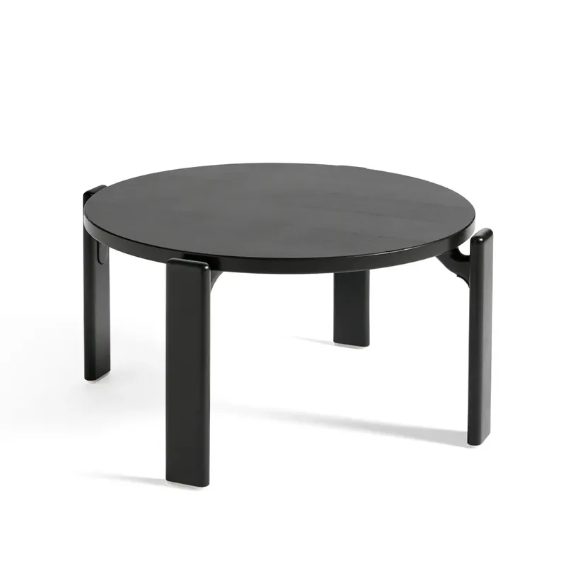 Rey Couchtisch Ø66,5x32 cm deep black von HAY – Produktfoto