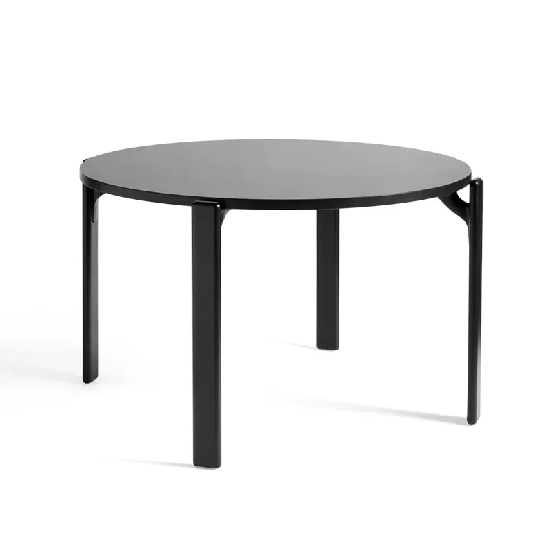 Rey Esstisch Ø128 cm deep black by HAY – product photo
