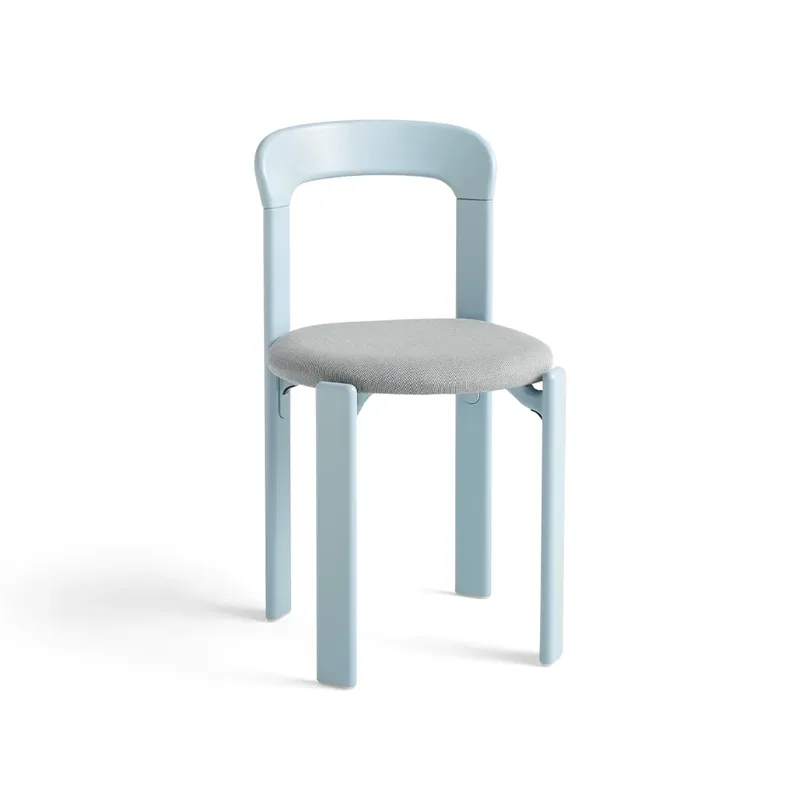 Rey gepolsterter Stuhl Steelcut trio 113 slate blue de HAY – photo du produit