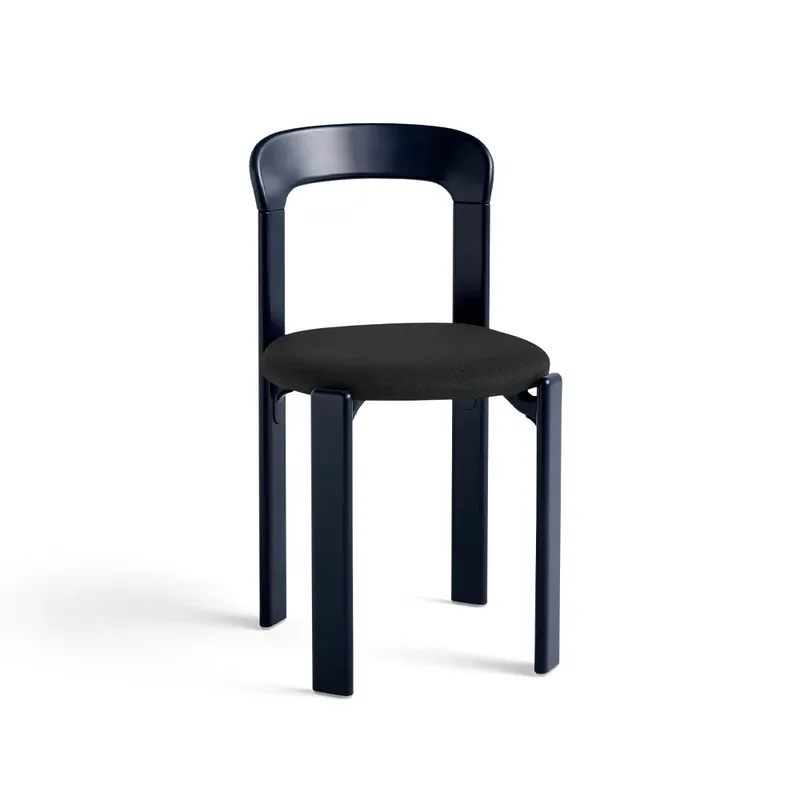 Rey gepolsterter Stuhl Steelcut trio 190 deep blue by HAY – product photo