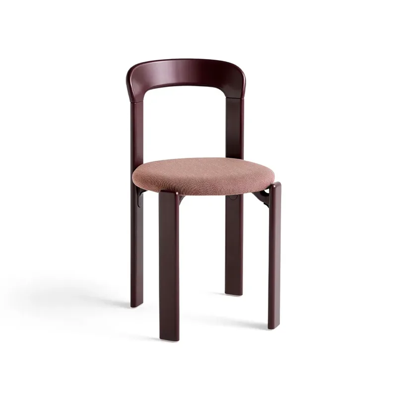 Rey gepolsterter Stuhl Steelcut trio 416 grape red de HAY – photo du produit
