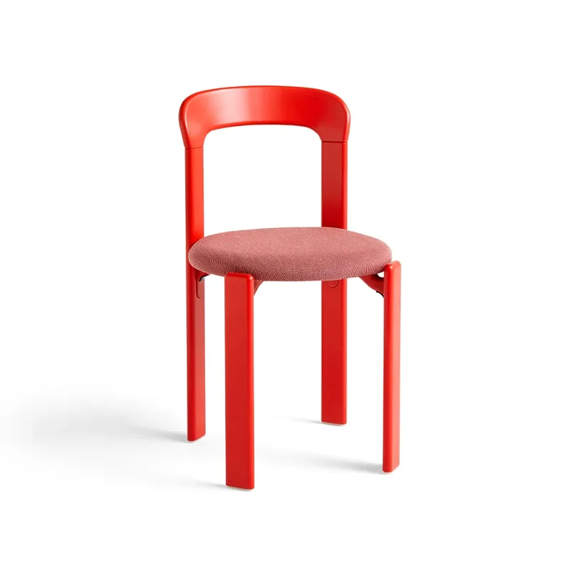 Rey gepolsterter Stuhl Steelcut trio 636 scarlet red de HAY – photo du produit