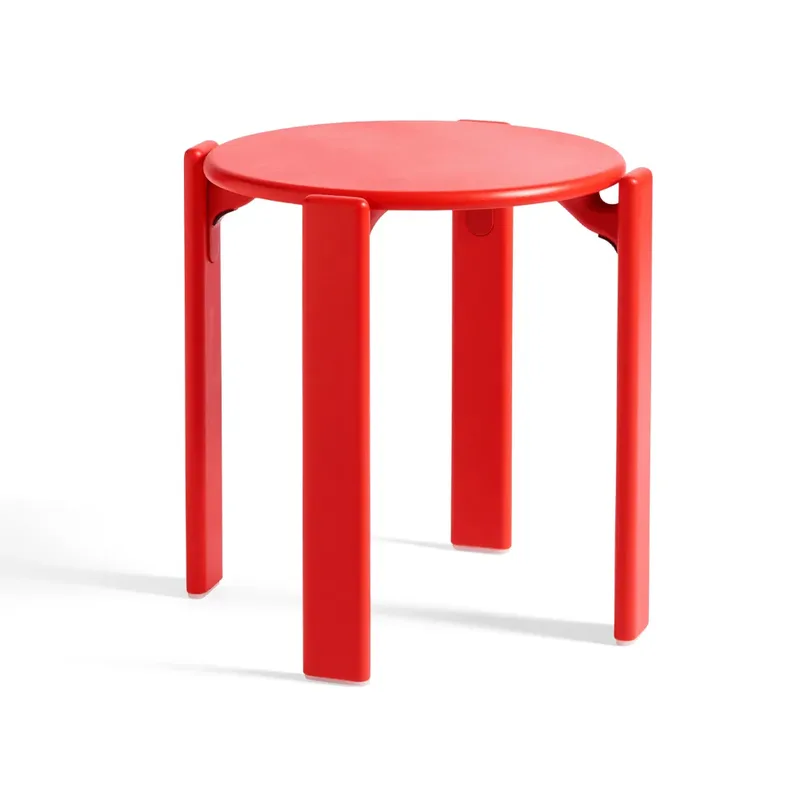 Rey Hocker Ø46,5x46 cm Scarlet red by HAY – product photo