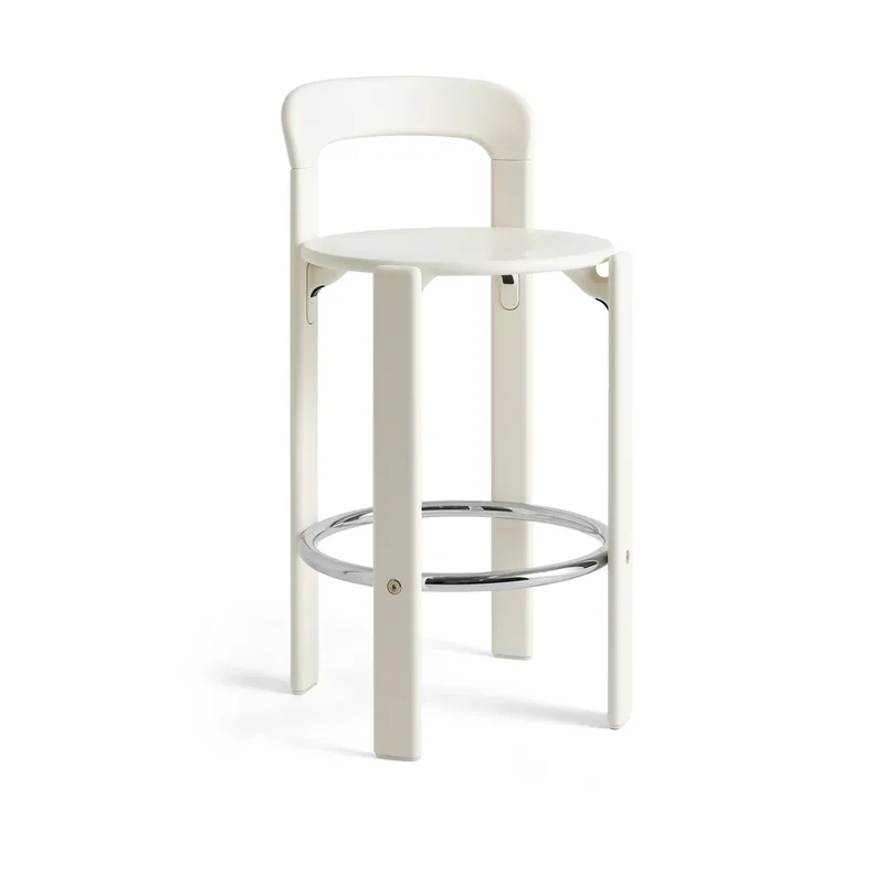 Rey Low Barhocker lackiert 65 cm Cream white fra HAY – produktbillede
