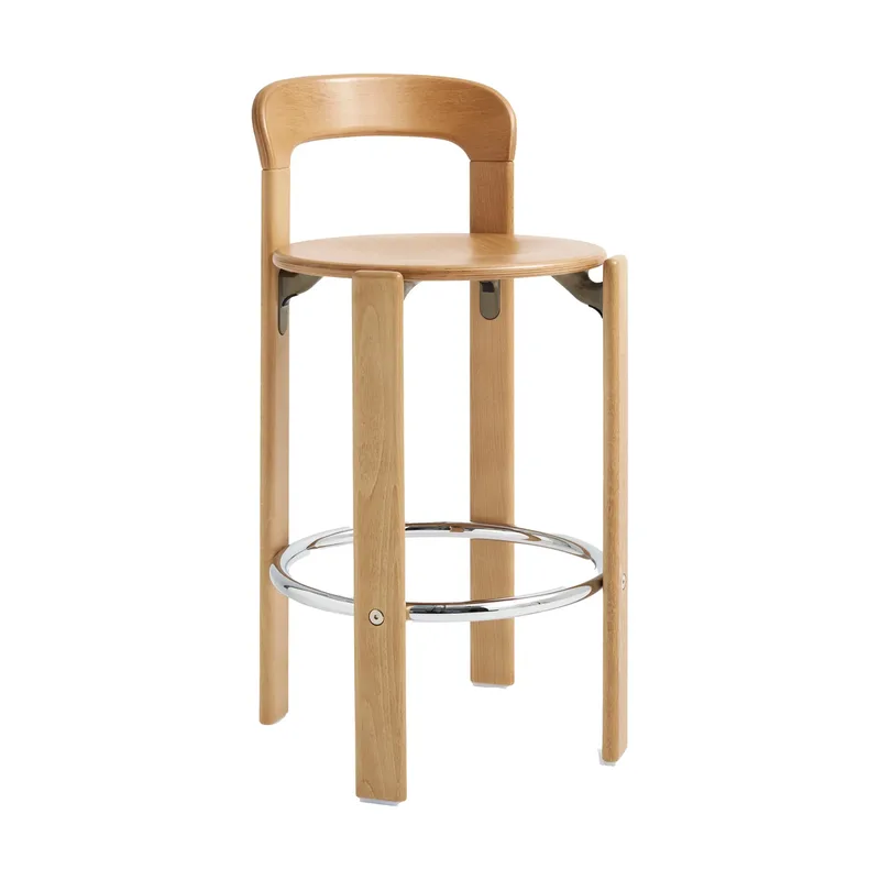 Rey Low Barhocker lackiert 65 cm Golden fra HAY – produktbillede
