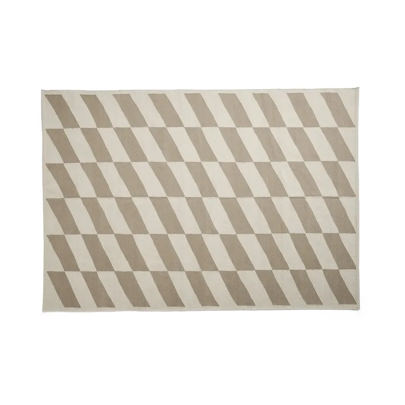 Shift Kelim Teppich 140 × 200 cm Beige by HAY – product photo