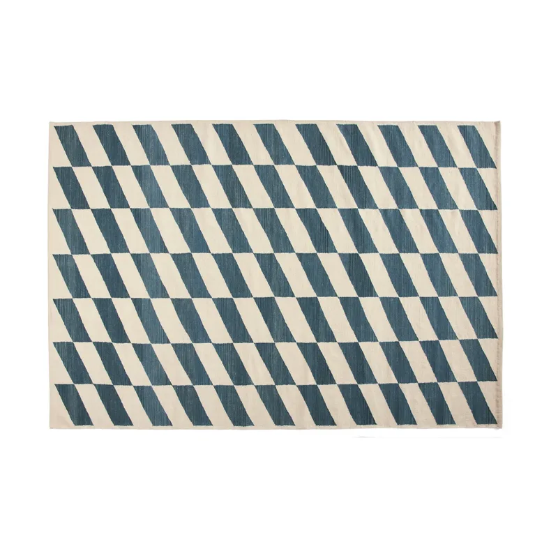 Shift Kelim Teppich 200x300 cm Blue van HAY – productfoto