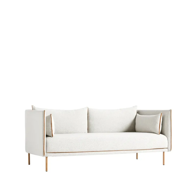 Silhouette 2-Sitzer Sofa Coda 100 offwhite-geölte Eichenbeine by HAY – product photo
