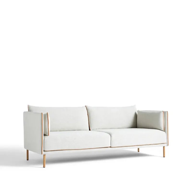 Silhouette 3-Sitzer Sofa Coda 100 offwhite-geölte Eichenbeine by HAY – product photo