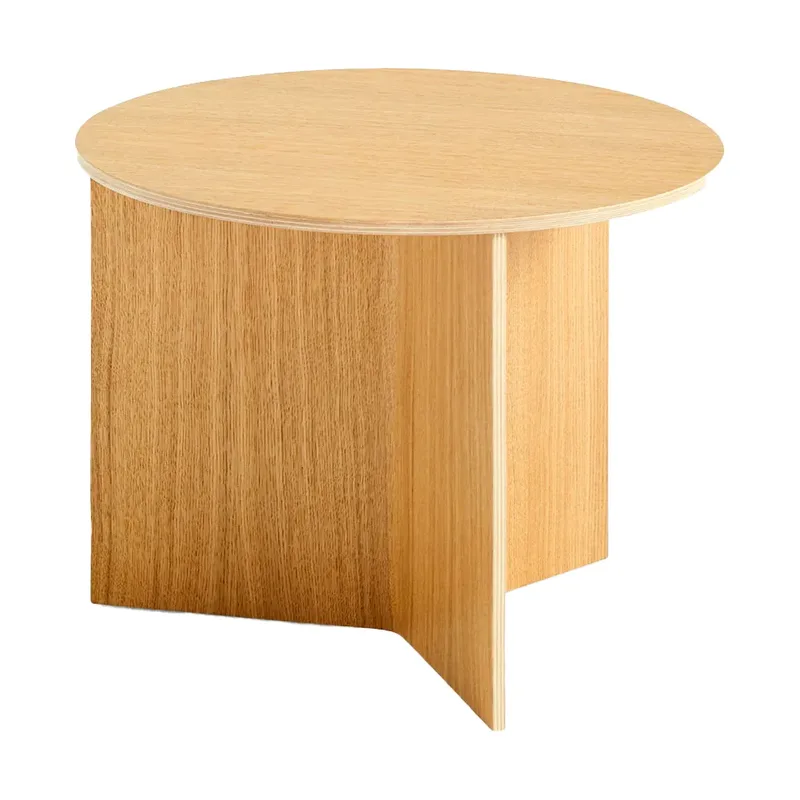 Slit Couchtisch Ø45 cm Lacquered oak by HAY – product photo