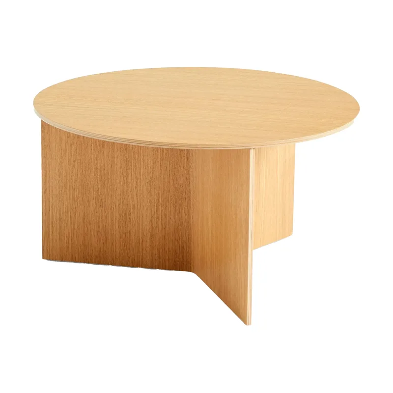Slit Couchtisch Ø65 cm Lacquered oak by HAY – product photo