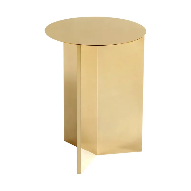 Slit high Beistelltisch Ø35 cm Brass by HAY – product photo