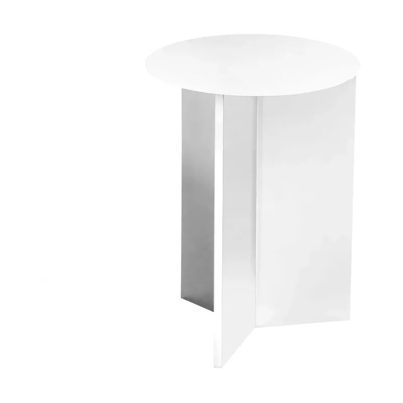 Slit high Beistelltisch Ø35 cm White de HAY – photo du produit