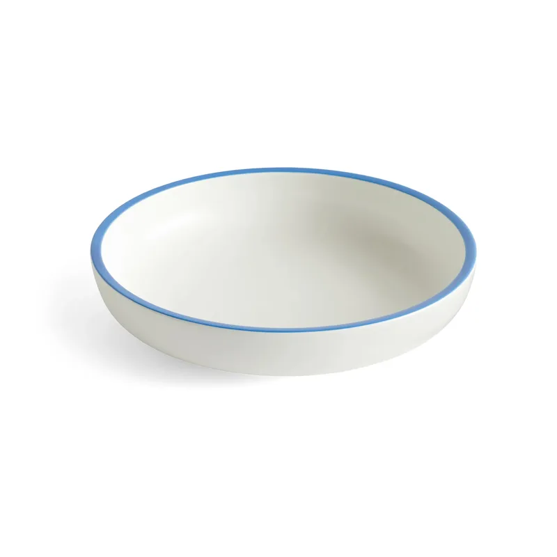 Sobremesa Servierschale L Ø25cm White-blue de HAY – photo du produit