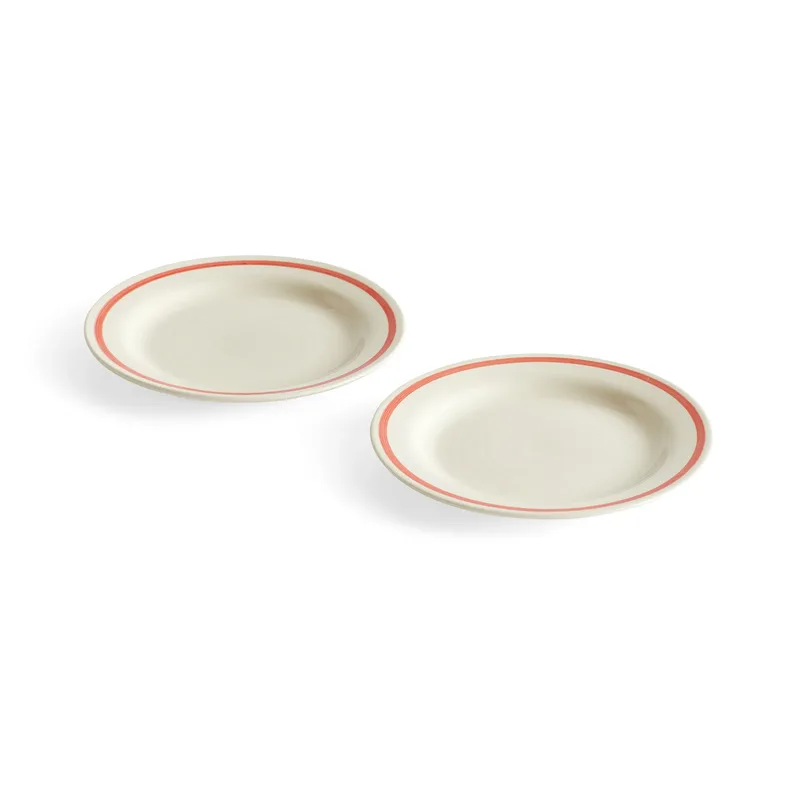 Sobremesa Teller Ø18,5cm 2er Pack Red by HAY – product photo