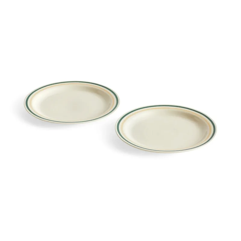 Sobremesa Teller Ø24,5cm 2er Pack Green-sand van HAY – productfoto