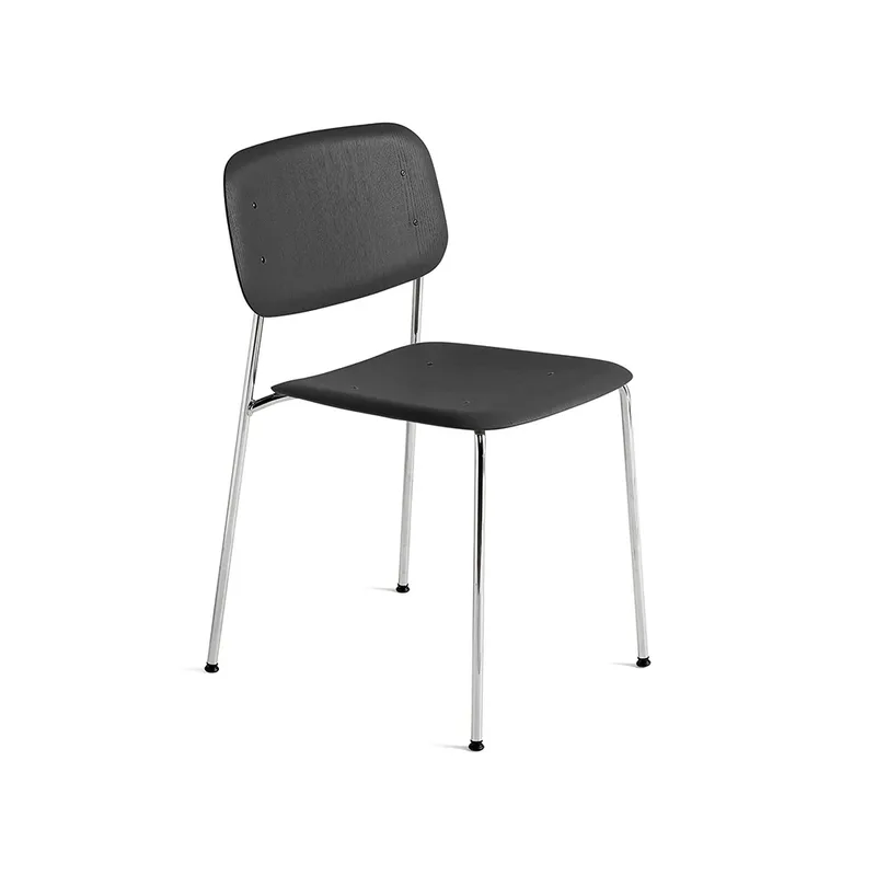 Soft Edge 40 Stuhl Soft black, Chromgestell by HAY – product photo