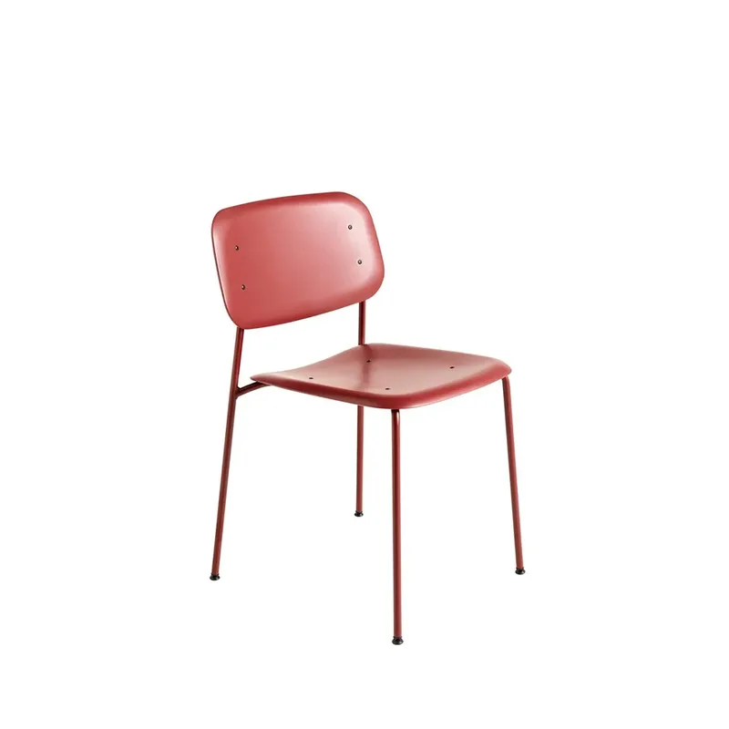 Soft Edge 45 Stuhl fall red, fall red Stahlgestell by HAY – product photo