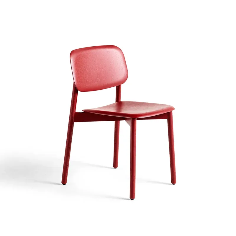 Soft Edge 60 Stuhl Fall red-Fall red Eichenständer de HAY – photo du produit