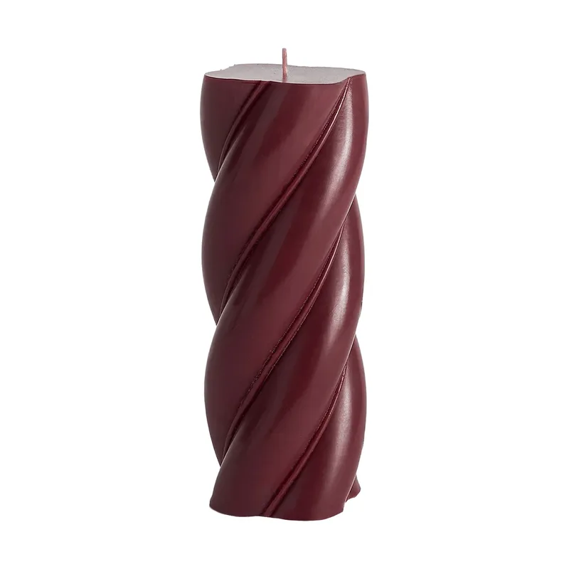 Soft Serve Candle Blockkerze Bordeaux, Ø7,8x19,5 cm från HAY – produktbild