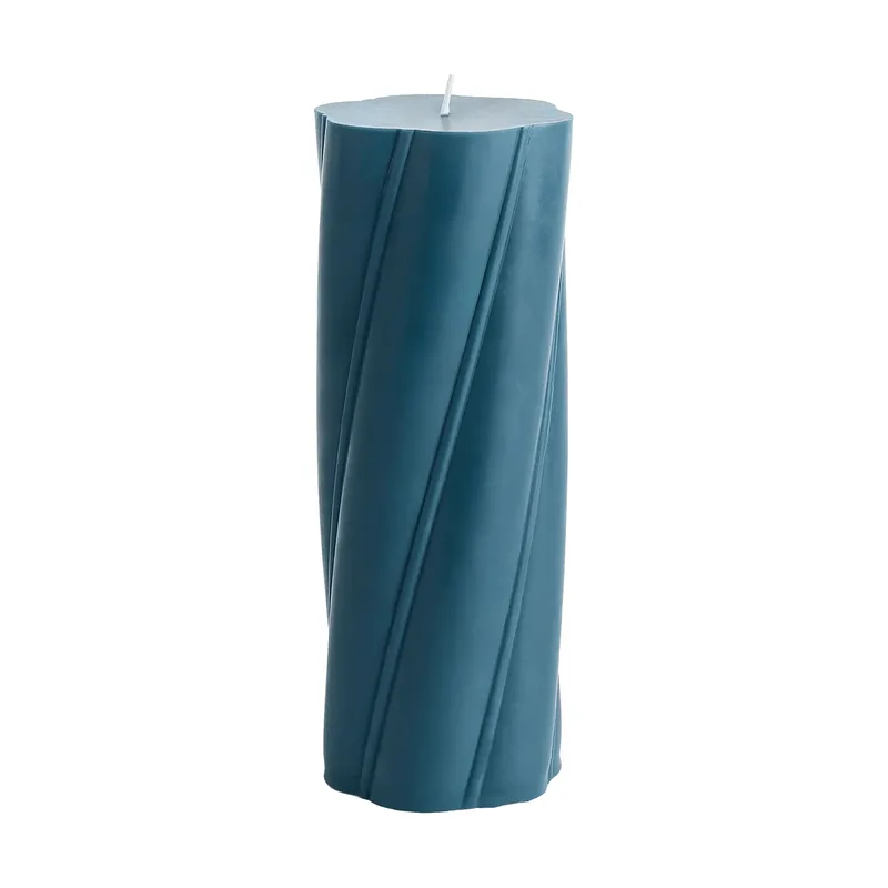 Soft Serve Candle Blockkerze Dark teal, Ø9,5x24,5 cm by HAY – product photo