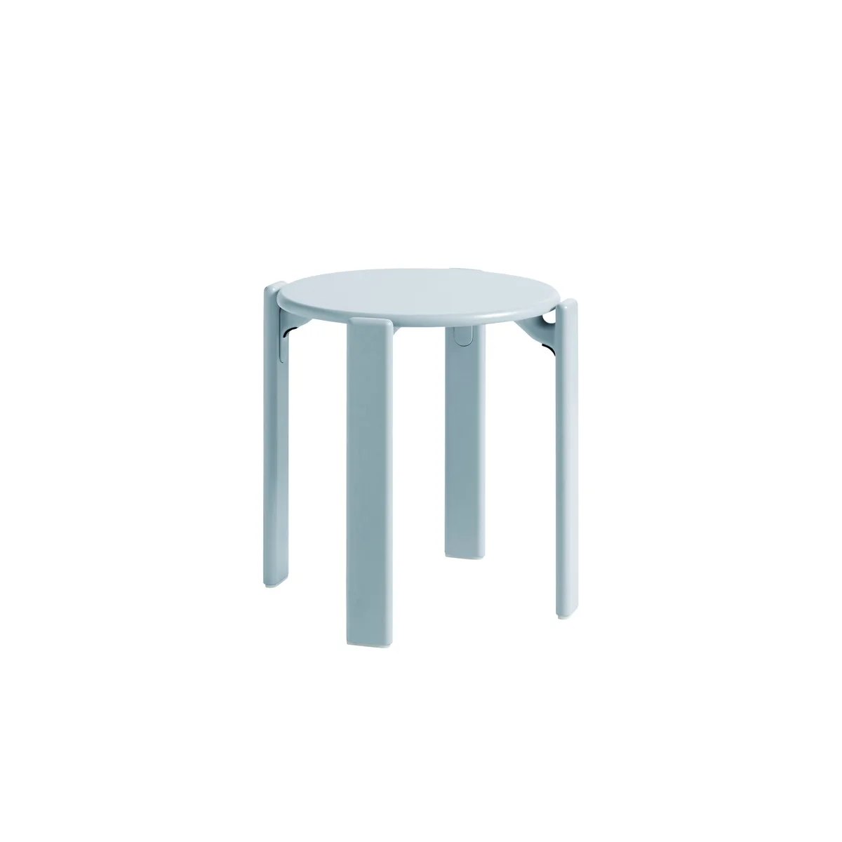 Stappelbarer Hocker Rey - Blau - Buchenfurnier - Designer Bruno Rey de HAY – photo du produit