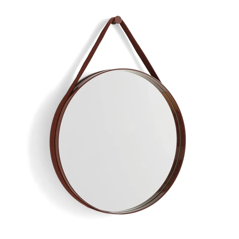Strap Mirror Spiegel Dark brown från HAY – produktbild