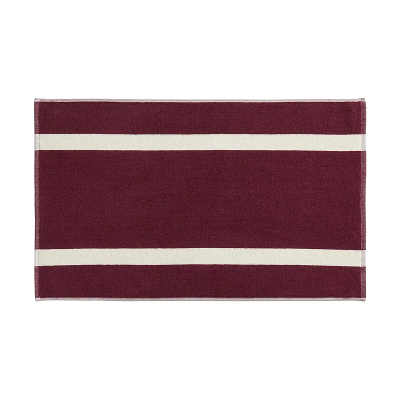 Stripe Badematte Burgundy, 50x80 cm by HAY – product photo