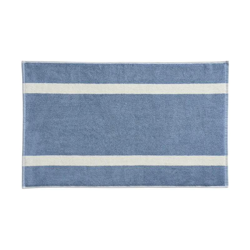 Stripe Badematte Dusty blue, 50x80 cm by HAY – product photo