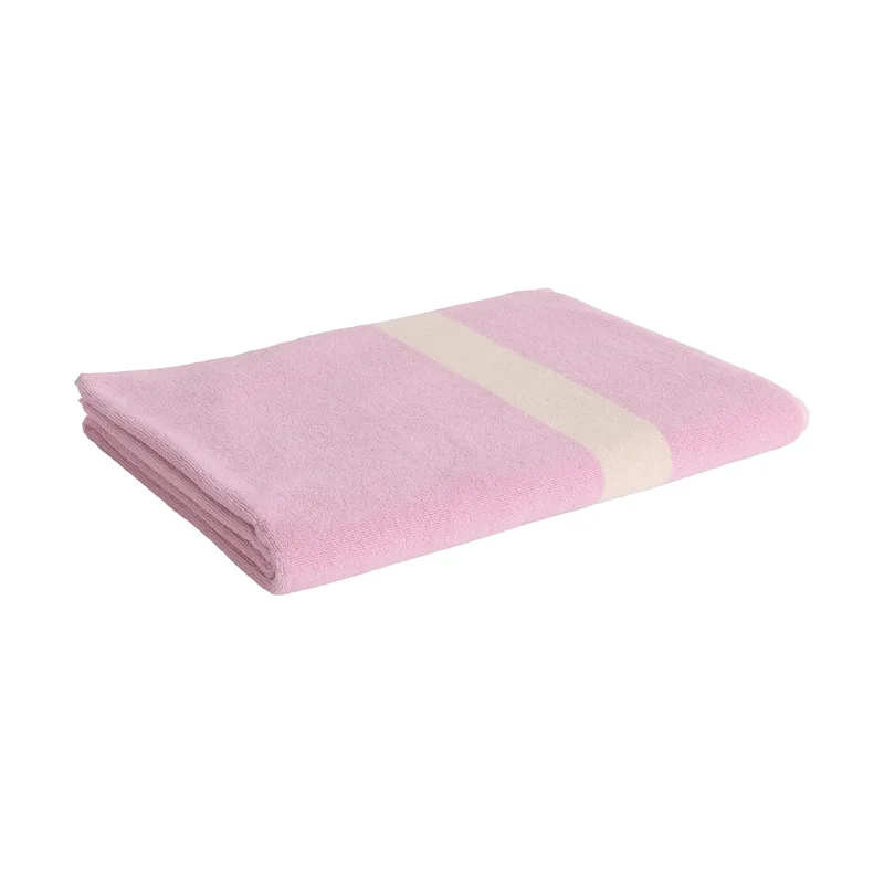Stripe Handtuch Cool pink, 100x150 cm by HAY – product photo