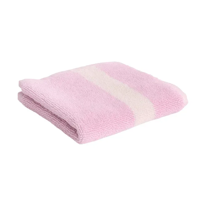 Stripe Handtuch Cool pink, 30x30 cm by HAY – product photo