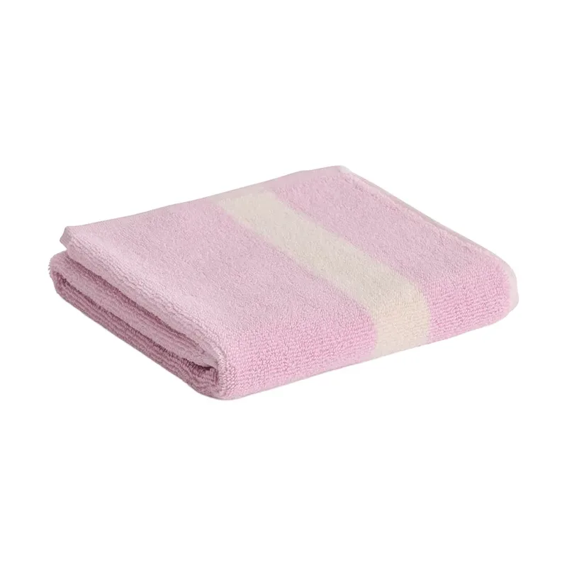 Stripe Handtuch Cool pink, 40x60 cm by HAY – product photo