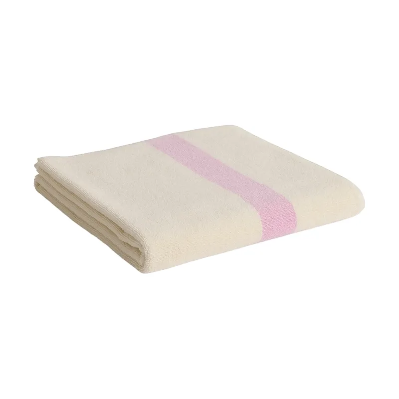 Stripe Handtuch Cool pink, 70x140 cm från HAY – produktbild