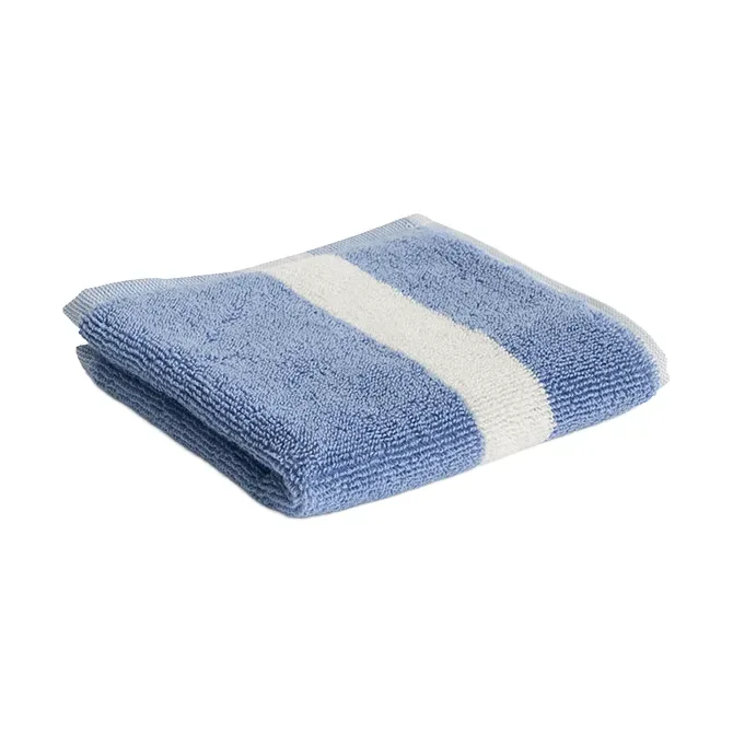 Stripe Handtuch Dusty blue, 30x30 cm van HAY – productfoto