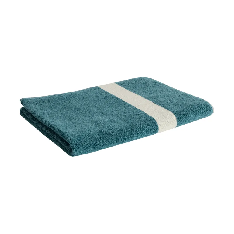 Stripe Handtuch Petrol blue, 100x150 cm van HAY – productfoto