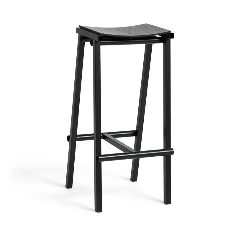 Taburete 8 High Barhocker 75 cm Black van HAY – productfoto