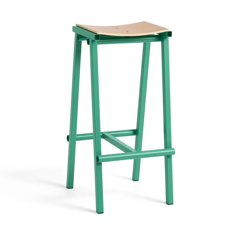 Taburete 8 High Barhocker 75 cm Soft jade by HAY – product photo
