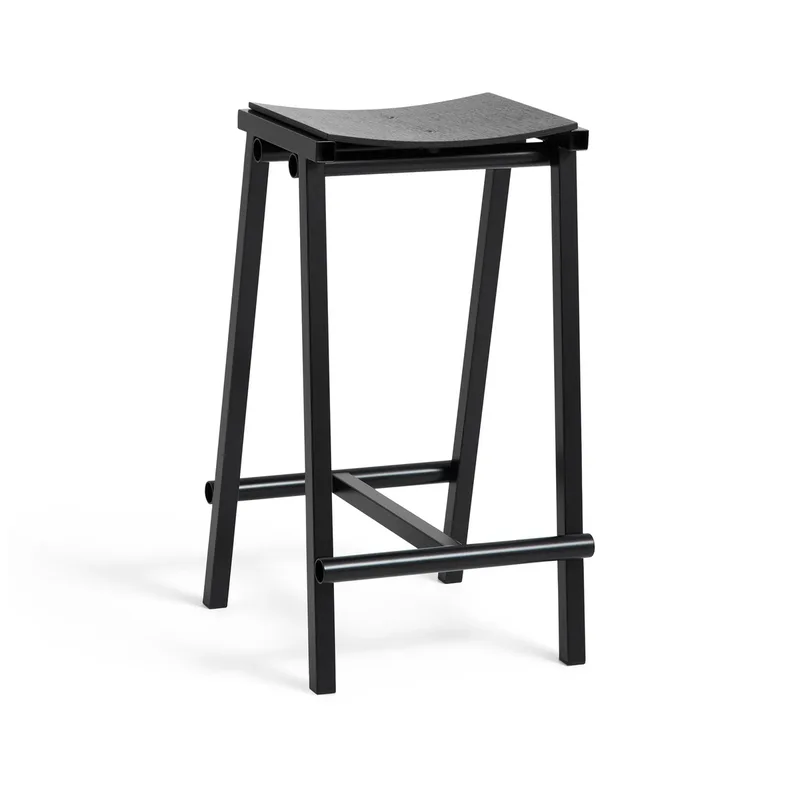 Taburete 8 Low Barhocker 65 cm Black by HAY – product photo