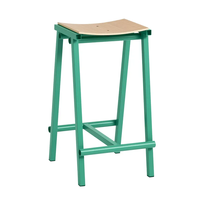 Taburete 8 Low Barhocker 65 cm Soft jade by HAY – product photo