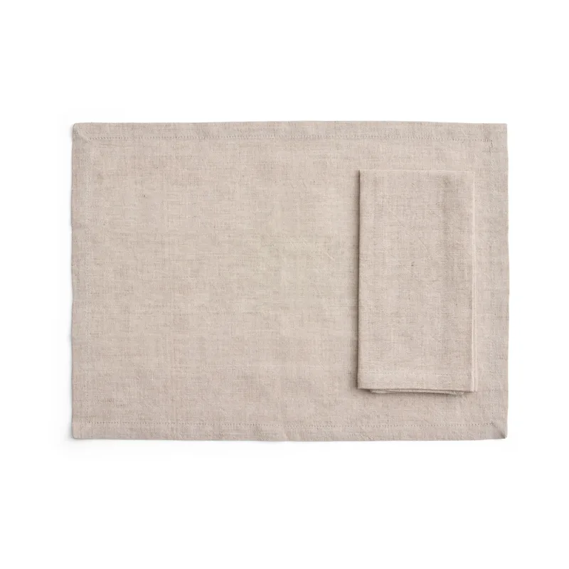 Tavolo Tischset/Serviette 4er-Pack Soft beige by HAY – product photo