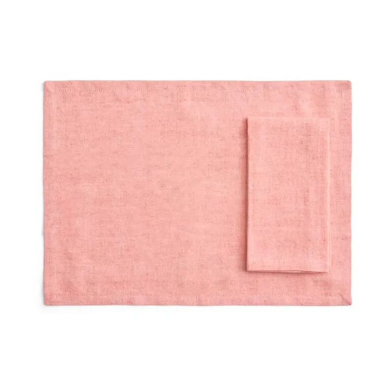 Tavolo Tischset/Serviette 4er-Pack Soft coral från HAY – produktbild