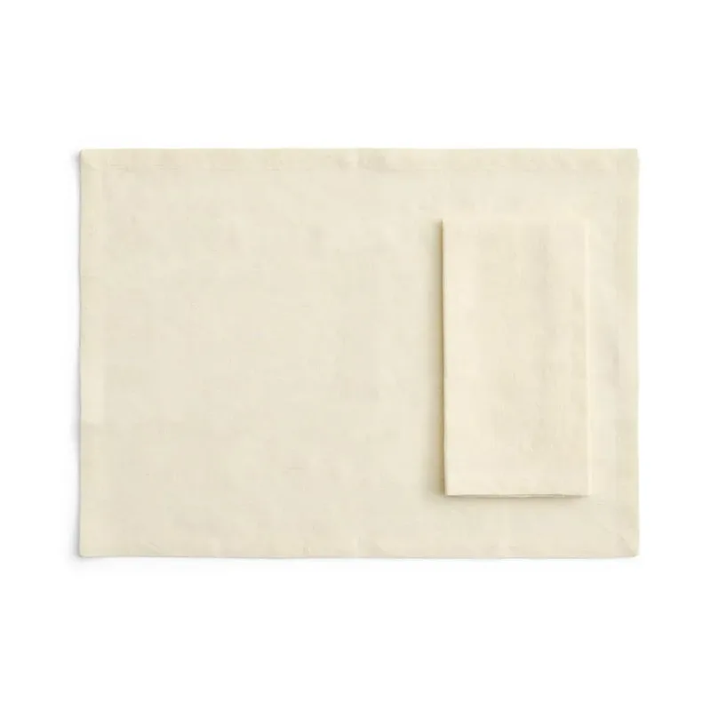 Tavolo Tischset/Serviette 4er-Pack Soft yellow by HAY – product photo