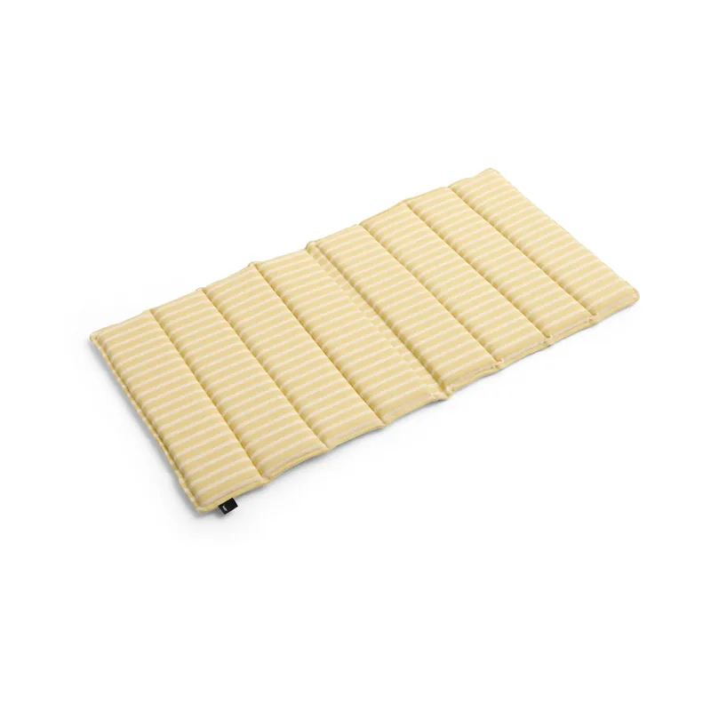 Terrazza Folding Sitzkissen Yellow bold stripe, 82x40 cm van HAY – productfoto