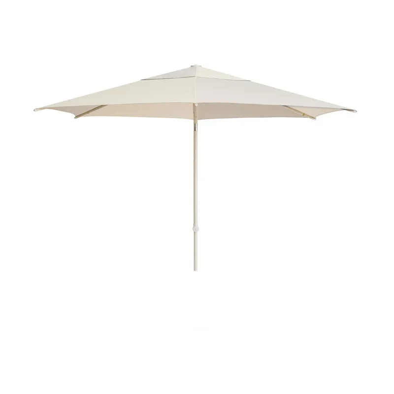 Terrazza Hexagon Sonnenschirm Off-white -grey von HAY – Produktfoto