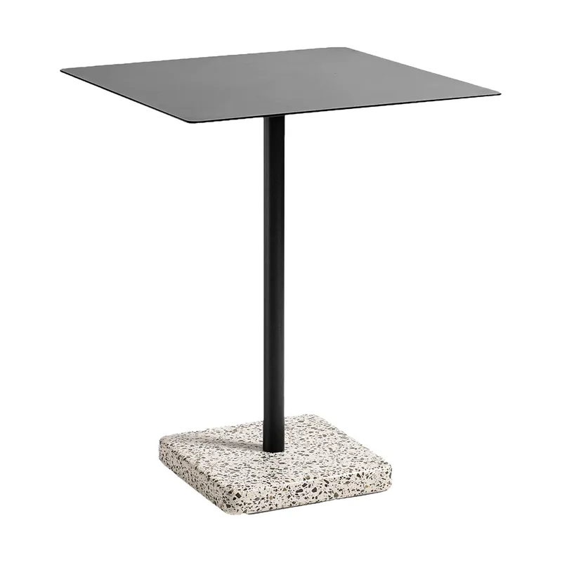 Terrazzo Esstisch 60x60 cm Grey terrazzo-anthracite von HAY – Produktfoto