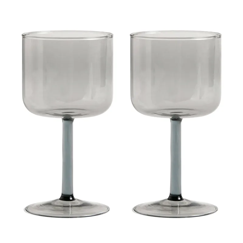 Tint Weinglas 25cl 2er-Pack Grau van HAY – productfoto