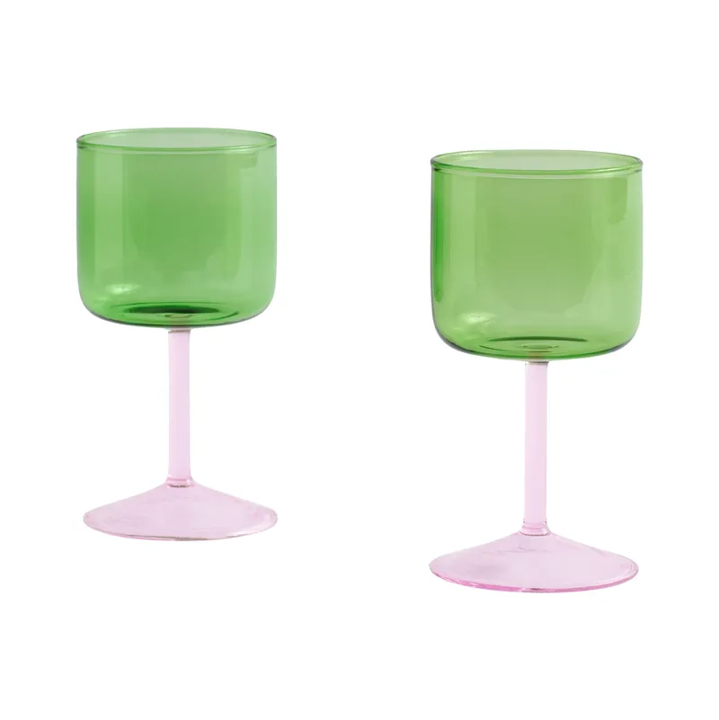 Tint Weinglas 25cl 2er-Pack Grün-rosa by HAY – product photo