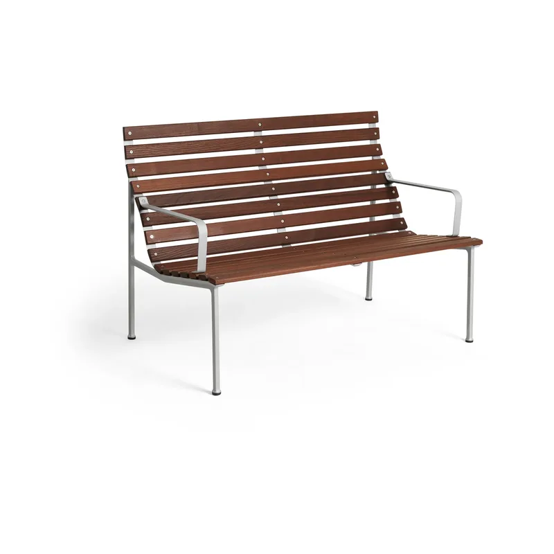 Traverse Lounge Bank mit Armlehnen Oiled ash från HAY – produktbild